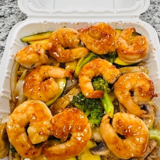L. Hibachi Shrimp / L. 铁板虾