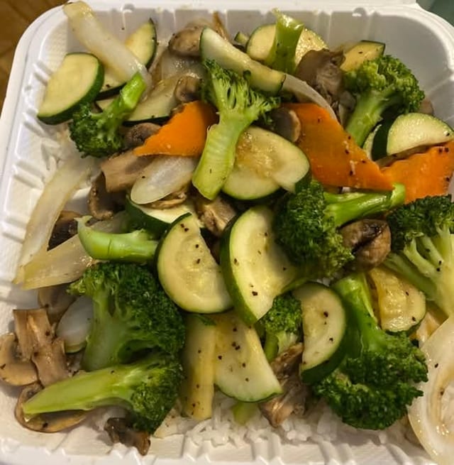 L. Hibachi Vegetable / L. 铁板菜.